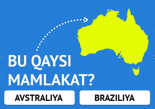 Test: Mamlakatni uning chegaralari chizmasi bo‘yicha taniy olasizmi?