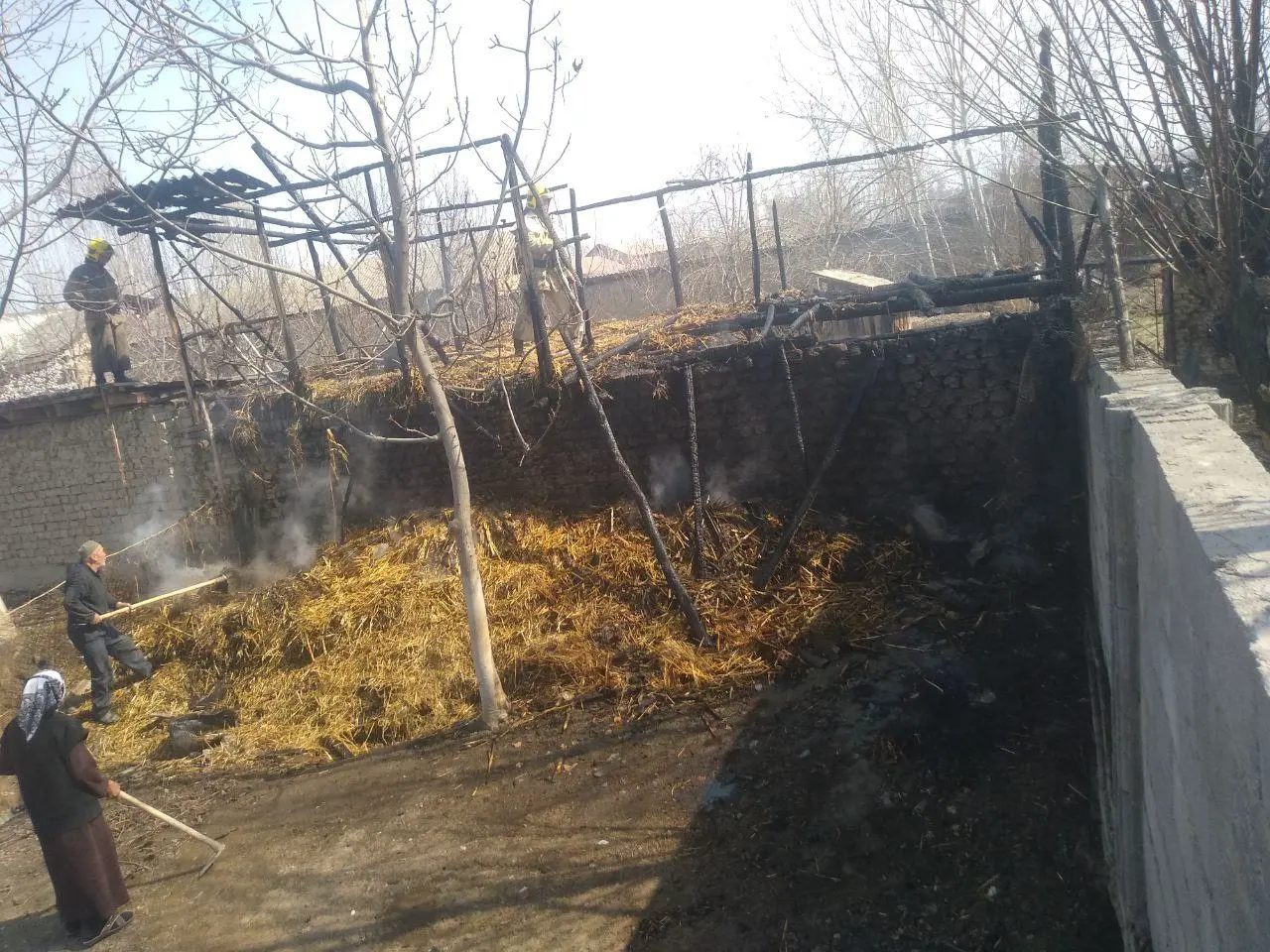 Andijonda molxona yondi. Yong‘in joyidan 5 yoshli bolaning kuygan jasadi chiqdi