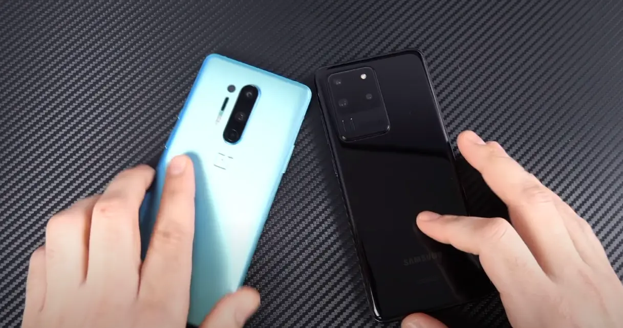 OnePlus 8 Pro smartfoni Samsung Galaxy S20 Ultra va iPhone 11 Pro Max’ga qarshi. Qaysi biri tezkor? (video)