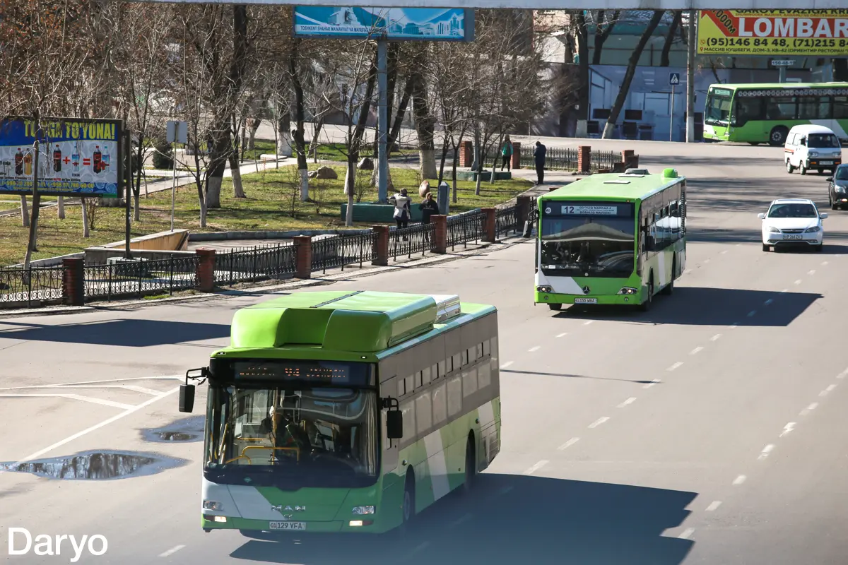 Toshkentda harakat vaqtida telefonda gaplashgan avtobus haydovchisi ishdan olindi