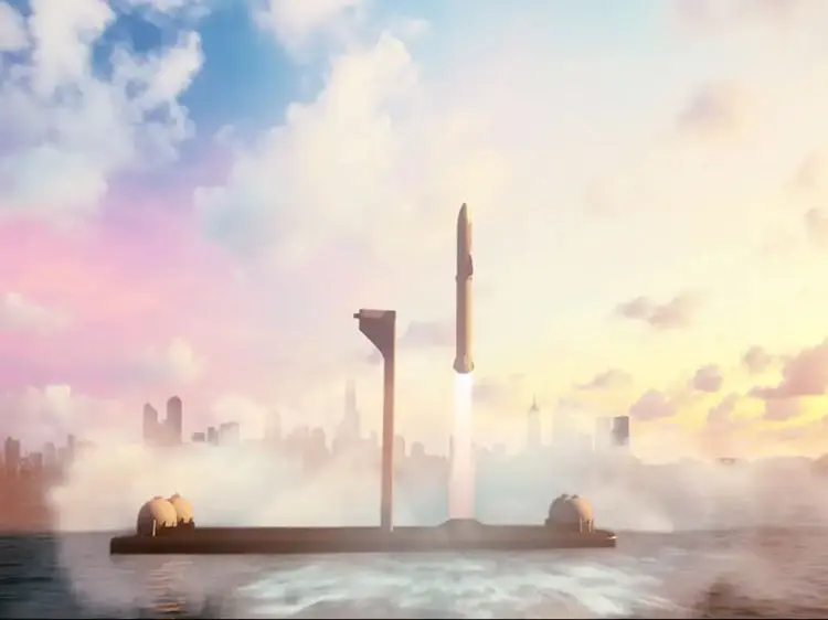 Ilon Mask: Space X o‘ta og‘ir raketalar uchun suzuvchi yirik kosmodromlar qurmoqda