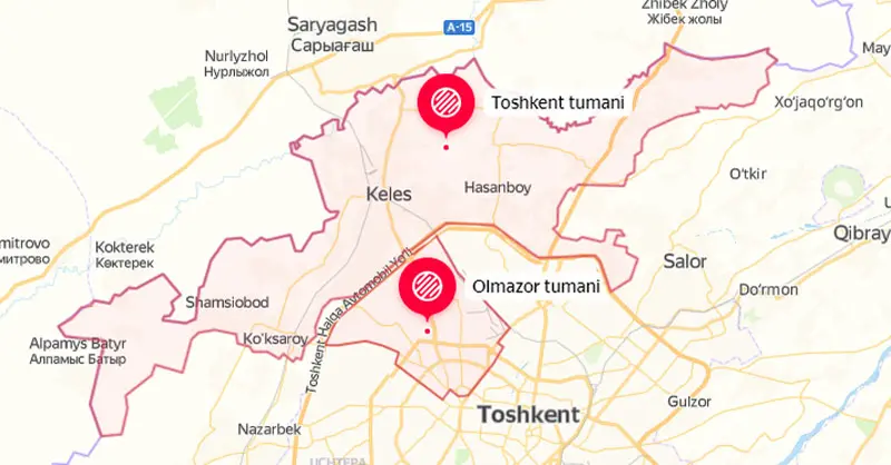 Toshkent tumanining Olmazorga yaqin qismida 150 ming aholiga mo‘ljallangan yo‘ldosh shaharcha quriladi
