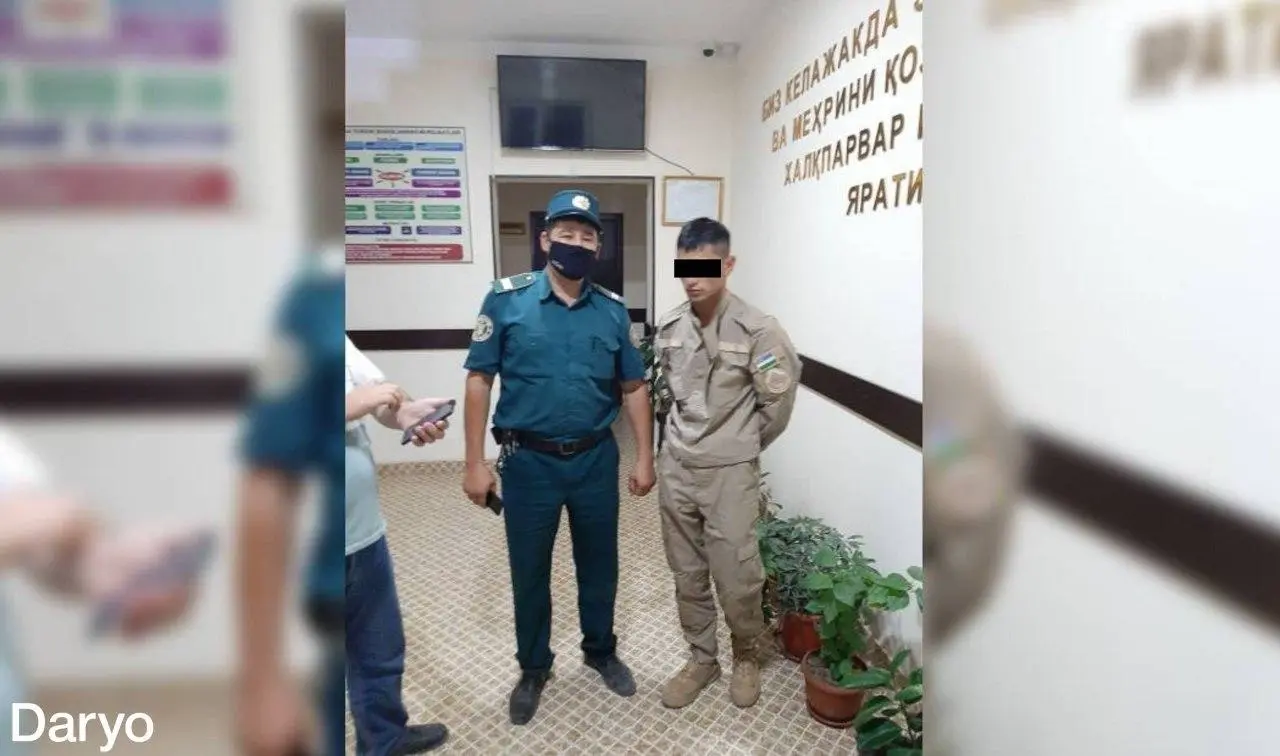 Qashqadaryoda soxta Milliy gvardiya xodimi qo‘lga olindi