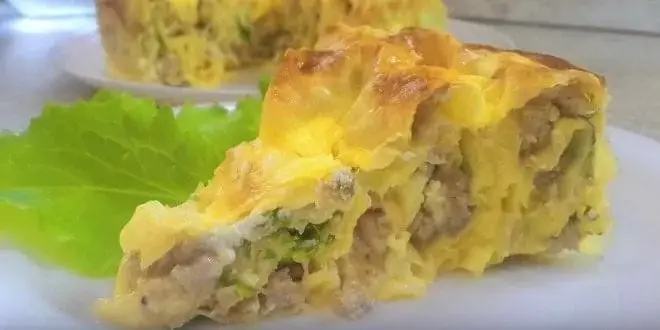 Lavash xamiridan qiyma va karam “nachinka”li  pirog tayyorlab ko‘ring