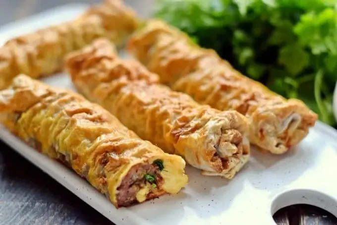 Lavash xamiri va qiymadan ishtahaochar taom tayyorlang