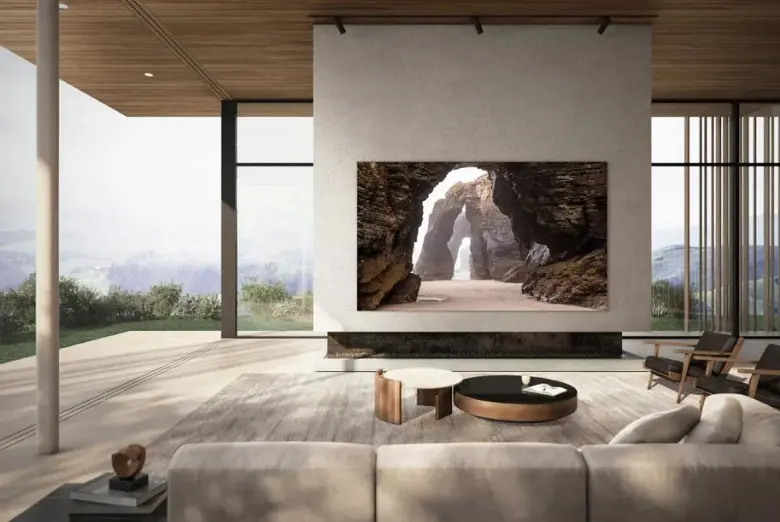 Hech qanday hoshiyalarsiz 110 dyuym. Samsung 4K sifatli MicroLED televizorini taqdim etdi