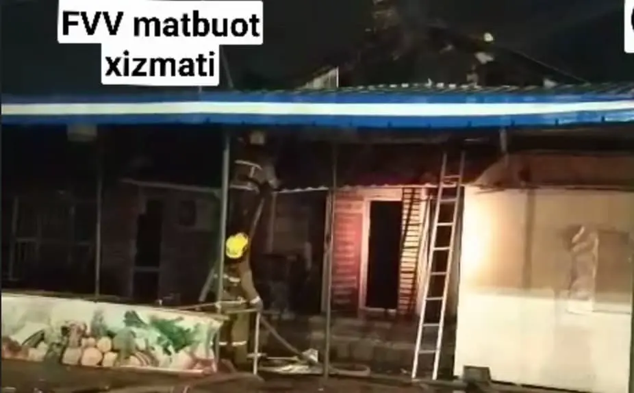 Yashnobodda joylashgan ovqatlanish shoxobchasida yong‘in sodir bo‘ldi