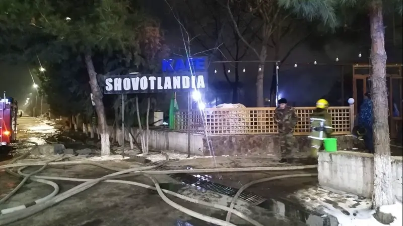 Chilonzordagi “Shovotlandiya” kafesiga o‘t qo‘ygan shaxs qo‘lga olindi