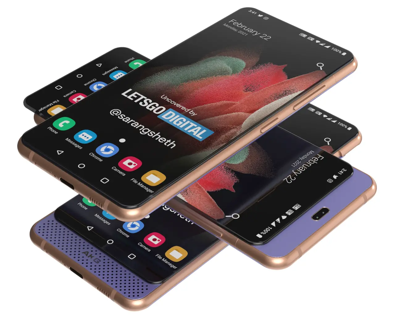 Samsung kompaniyasining yuqori va pastga siljiydigan Galaxy A82 slayderini sifatli tasvirlari e’lon qilindi