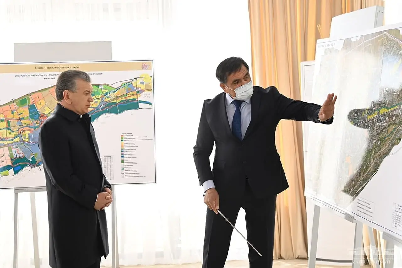 “Chirchiqni innovatsion, investitsion shahar qilish mumkin”. Shavkat Mirziyoyev Chirchiqdagi qurilish ishlari bilan tanishdi