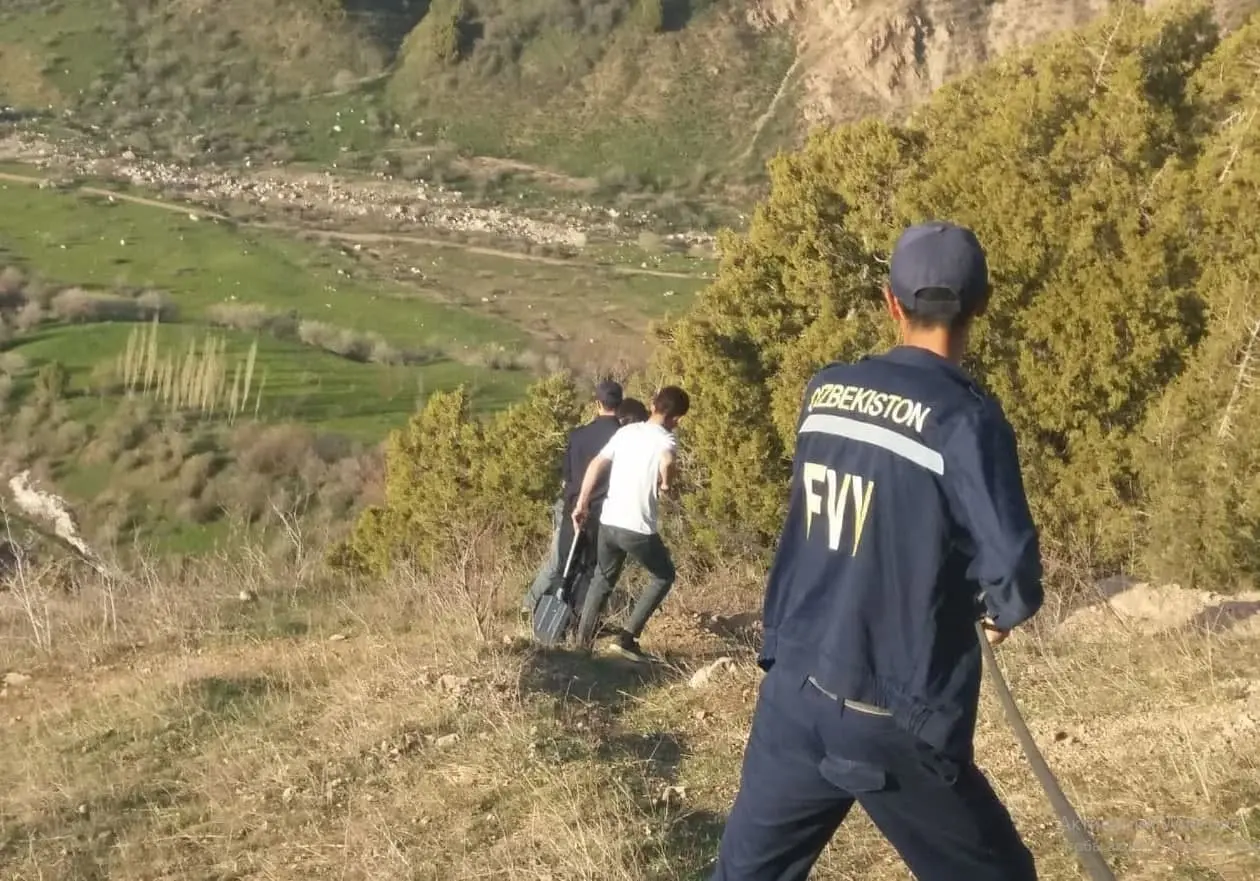 Chimyonda baland cho‘qqiga chiqib, tusholmay qolganlar qutqarildi