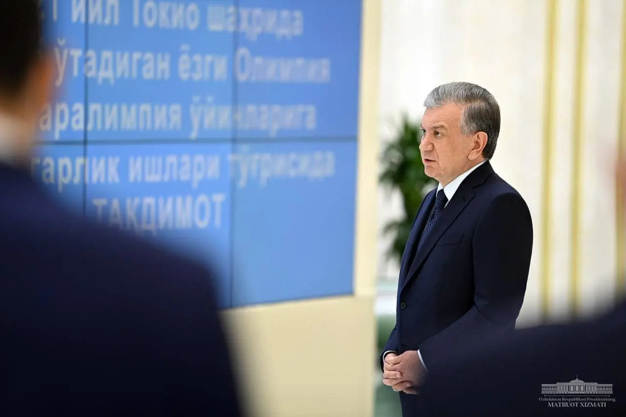 Shavkat Mirziyoyev Tokioda o‘tadigan Olimpiya va Paralimpiya o‘yinlariga tayyorgarlik jarayoniga oid taqdimot bilan tanishdi