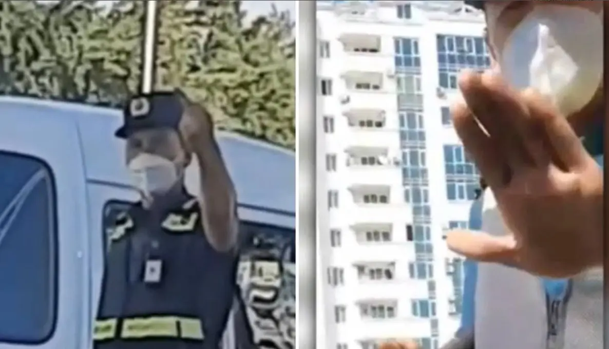 Toshkentda YPX inspektori haydovchiga o‘rta barmog‘ini ko‘rsatdi (video)