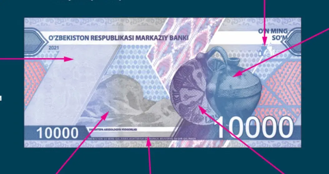 Markaziy bank 5 ming va 10 ming so‘mlik banknotalarning yangi ko‘rinishini taqdim etdi
