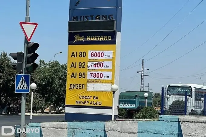 O‘zbekistonda benzin bir yil ichida 39 foizga qimmatladi