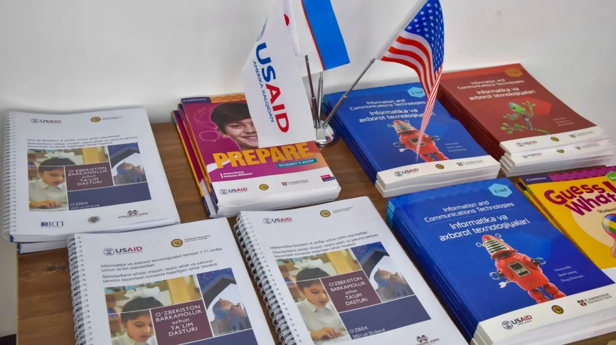 USAID o‘zbekistonlik maktab o‘quvchilariga 10 mln dollarlik xorij darsliklarini taqdim etadi