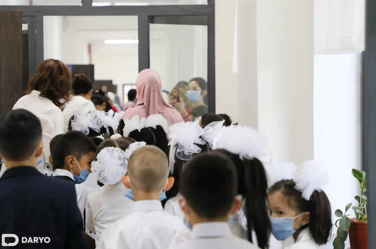 O‘zbekistondagi maktablarga 650 mingga yaqin o‘quvchi 1-sinfga qabul qilindi