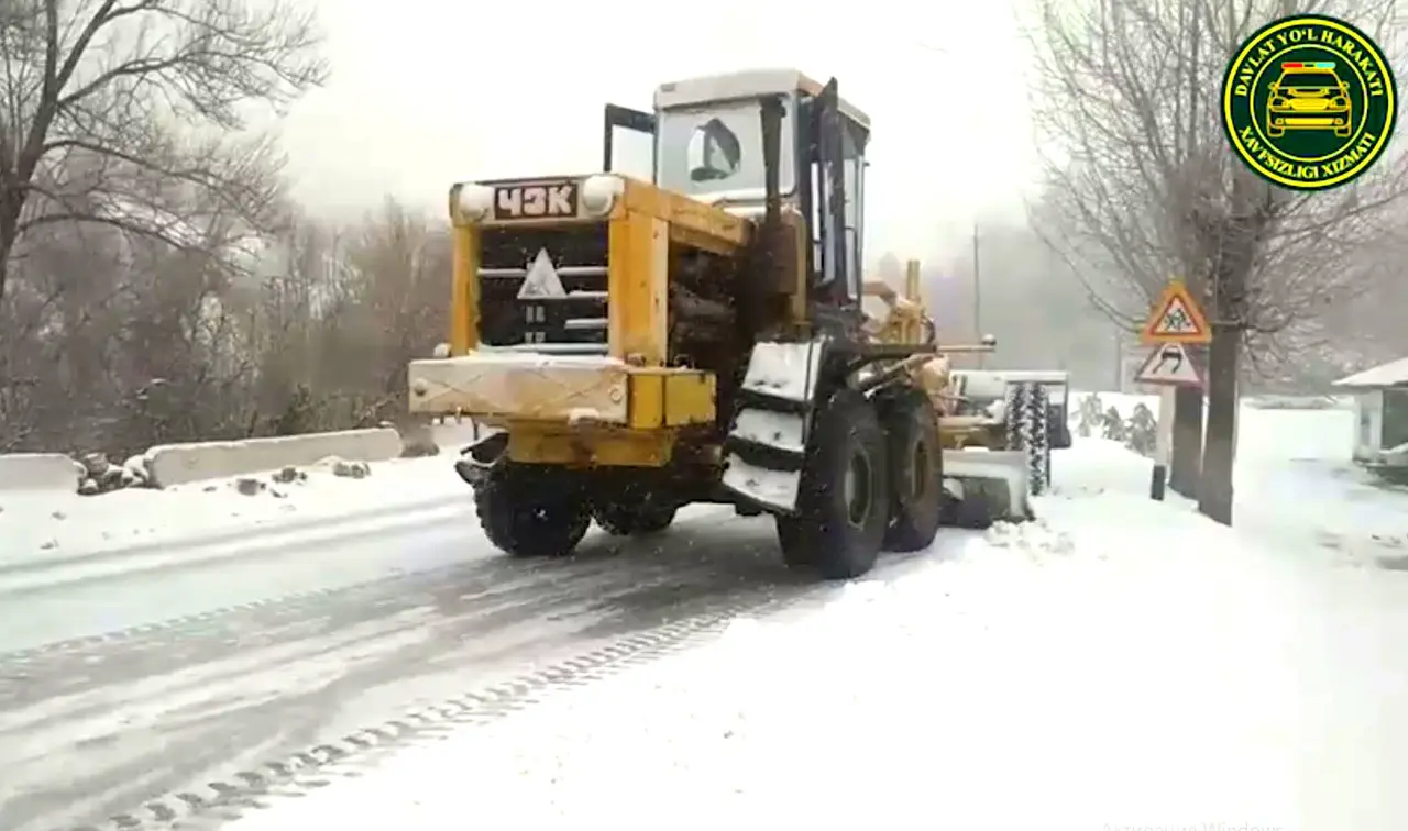 Video: Taxtaqoracha dovonida yog‘ayotgan kuchli qor