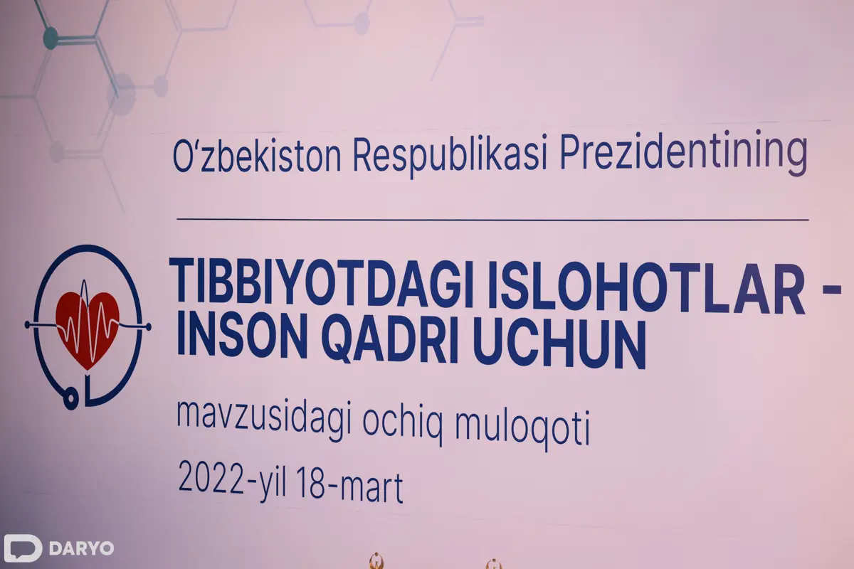 Shavkat Mirziyoyevning sog‘liqni saqlash xodimlari bilan ochiq muloqoti boshlandi