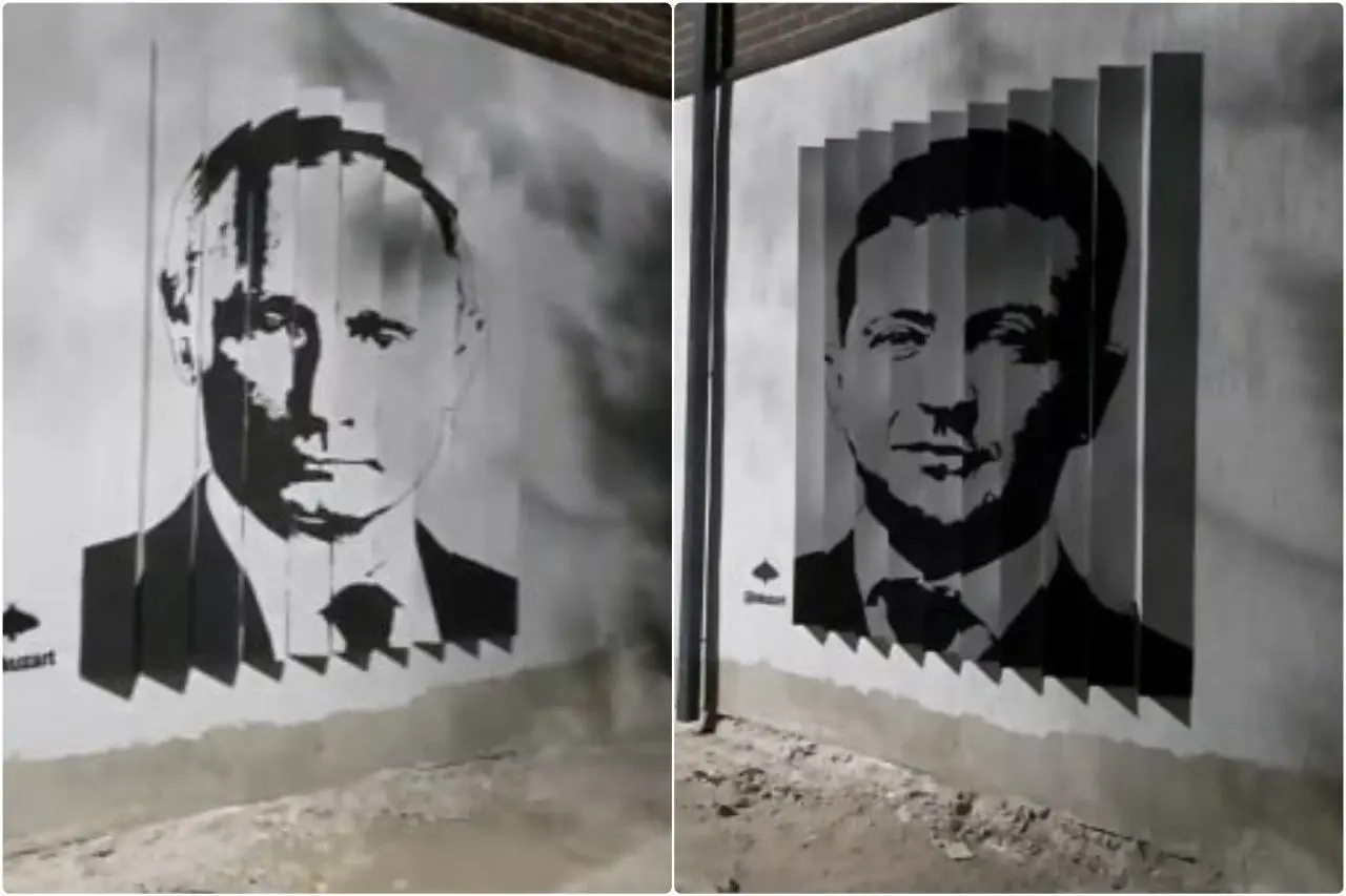 Тошкентда Путин ва Зеленский сурати пайдо бўлди (видео)