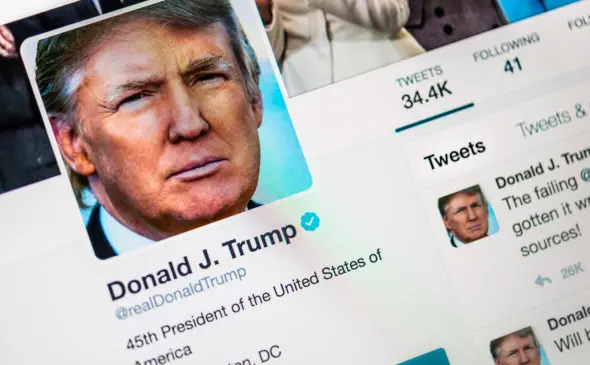 Mask so‘rovnomadan keyin Trampning Twitter akkauntini tikladi