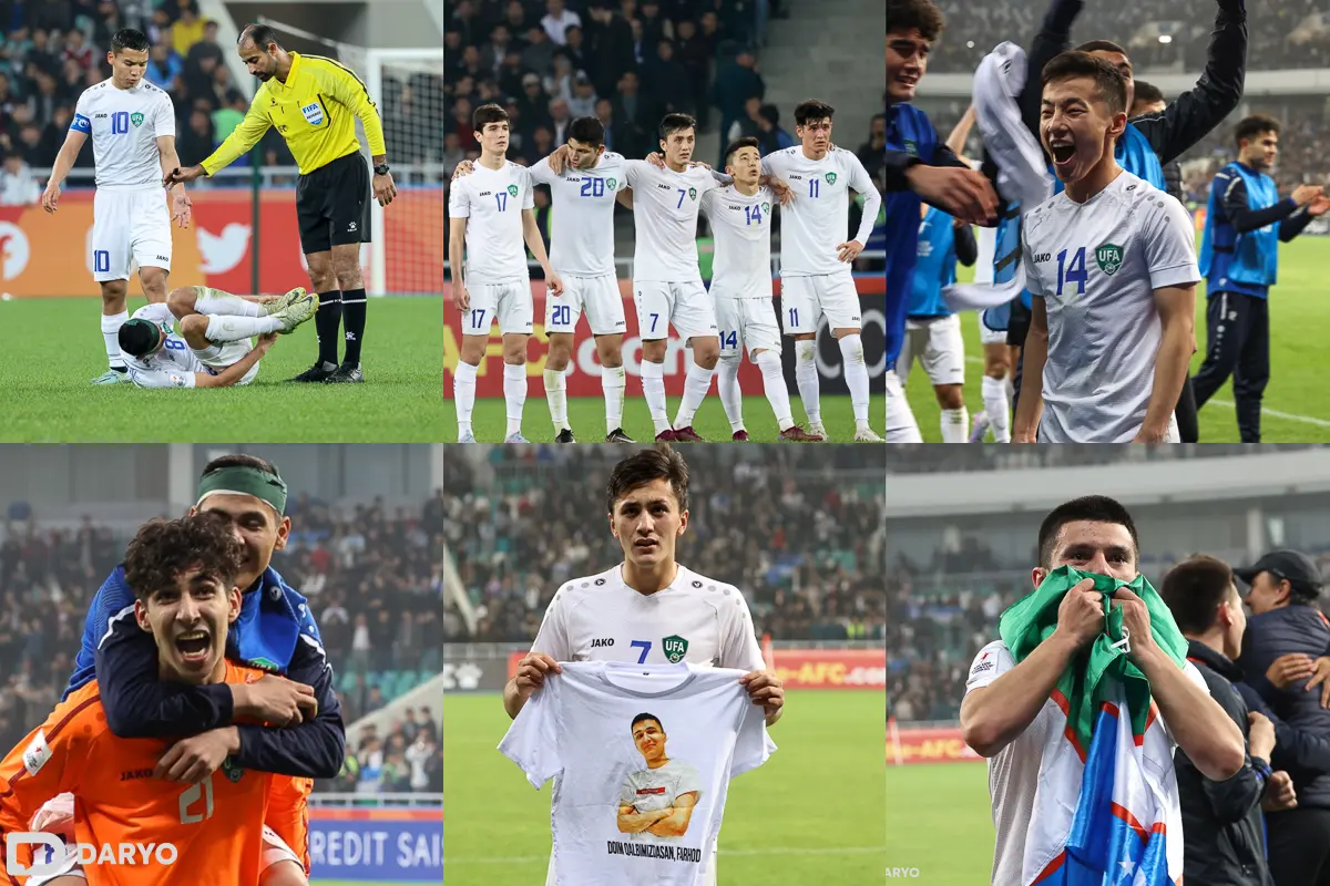 Muxlislarga to‘la stadion, intrigaga boy o‘yin va JCH yo‘llanmasi. O‘zbekiston yoshlarining Avstraliya ustidan g‘alaba qozongan o‘yinidan fotogalereya