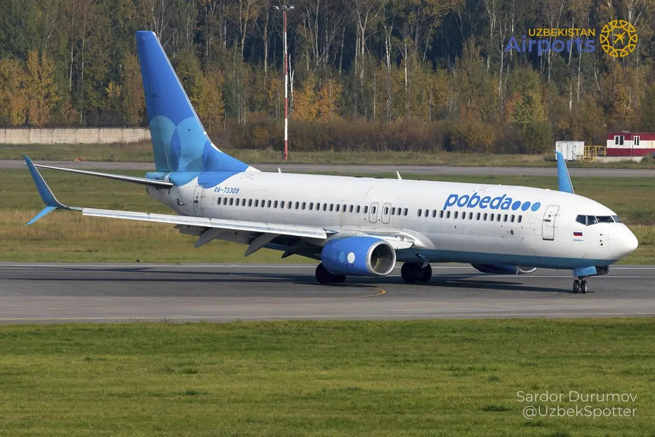 Pobeda Airlines launches flights to Uzbekistan 