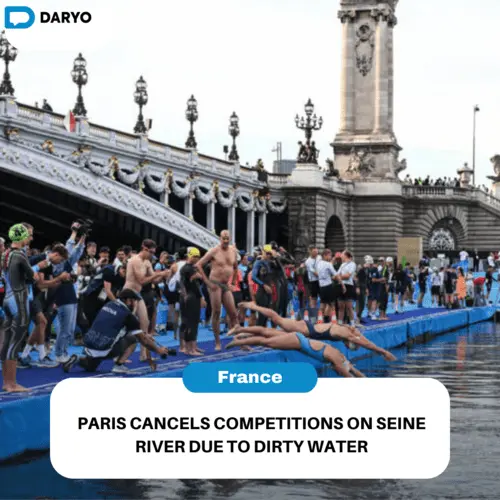 Paris cancels competitions on Seine river due to dirty water