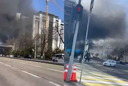 “Poytaxt” biznes markazida yong‘in yuz berdi (video)