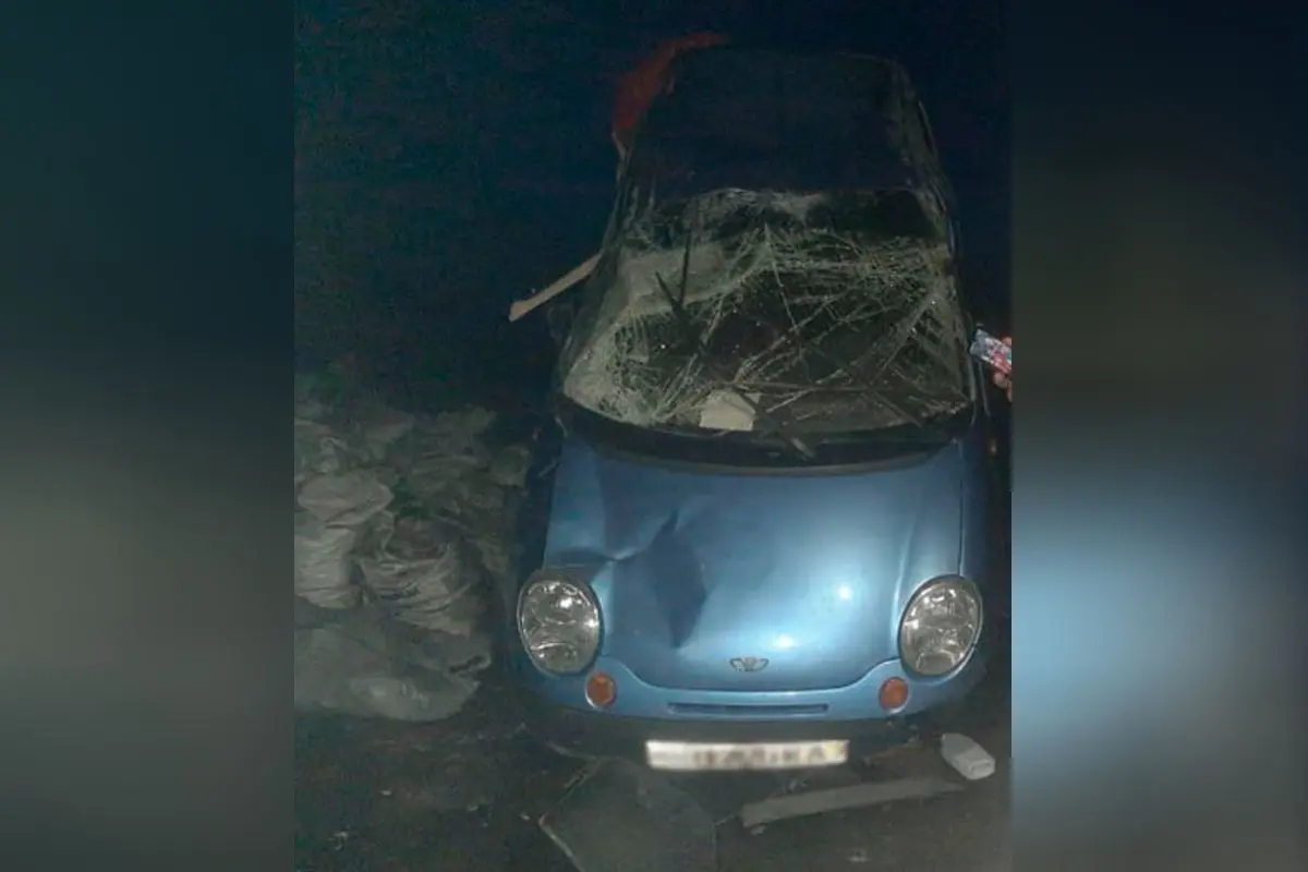 Фарғонада олиб қочилган Matiz пачоқланган ҳолда топилди 