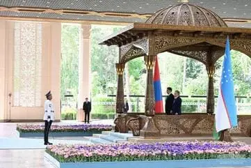 Ko‘ksaroyda Mo‘g‘uliston prezidentini rasmiy kutib olish marosimi bo‘lib o‘tdi
