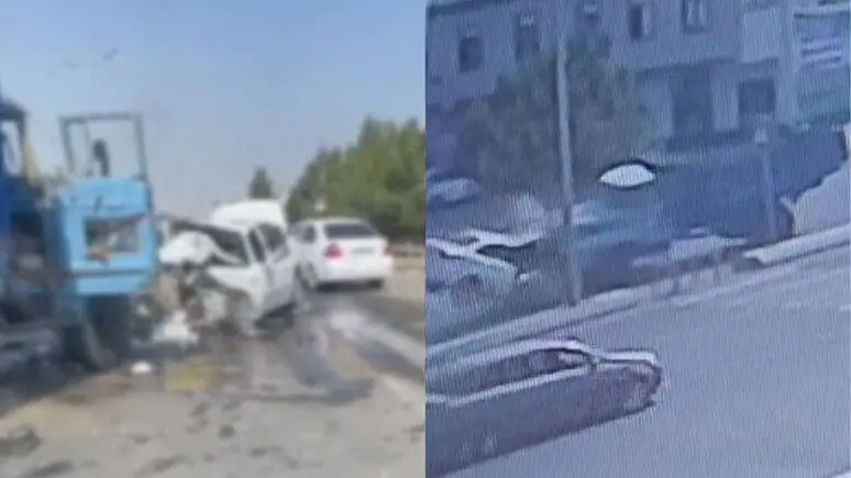 Наманганда мактаб ўқувчиси бошқарган Gentra юк машинаси билан тўқнашиб кетди, ҳайдовчи вафот этди