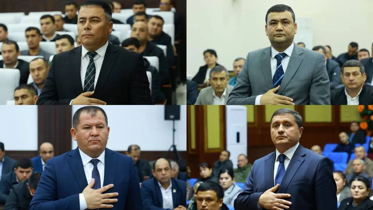 Бухородаги учта туман ва битта шаҳарда ҳоким ўзгарди