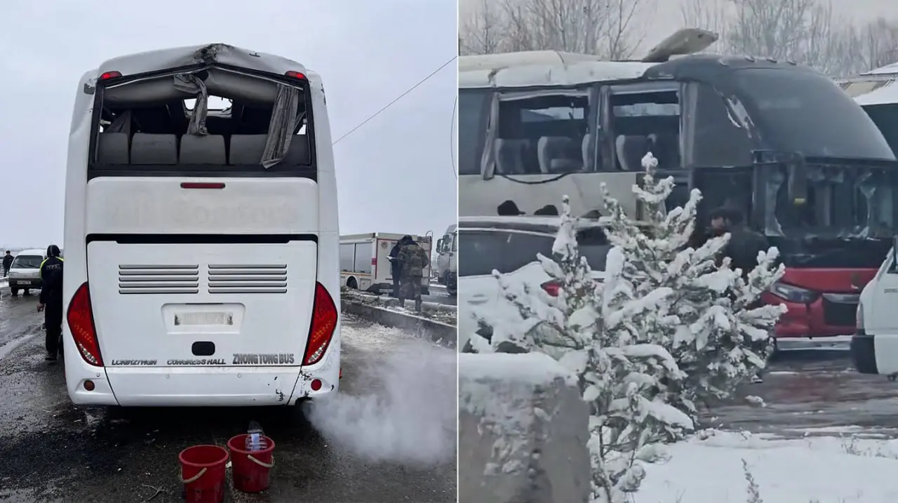 Samarqandda turistik avtobus ag‘darilishi oqibatida bir kishi vafot etdi