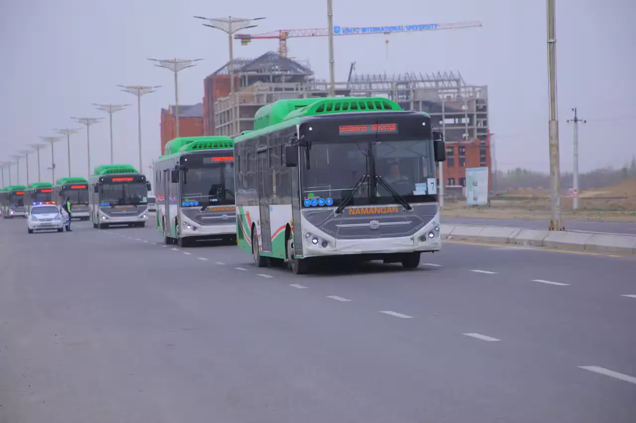 Namanganga xorijdan yana 30 ta yangi avtobus olib kelindi 