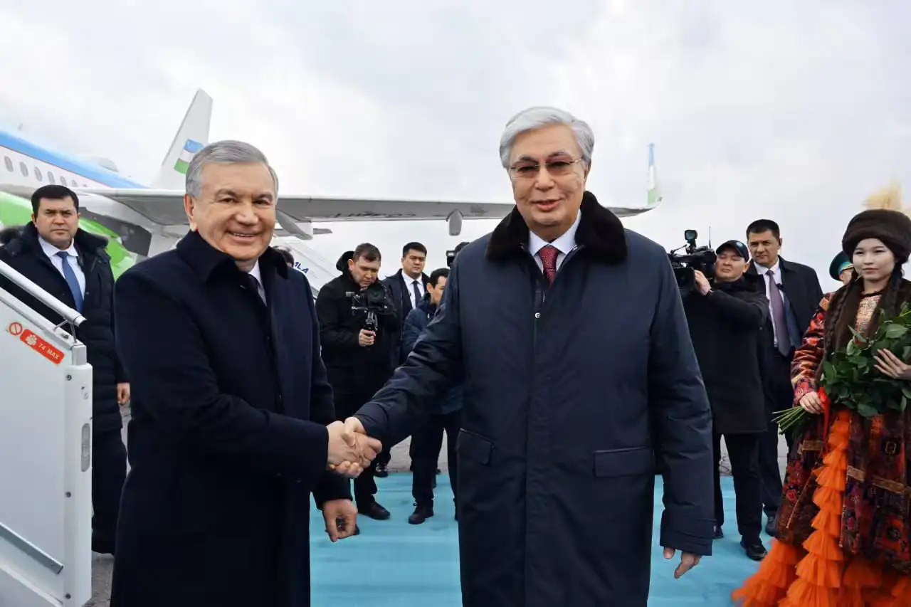 Shavkat Mirziyoyev Olmaotaga tashrif buyurdi