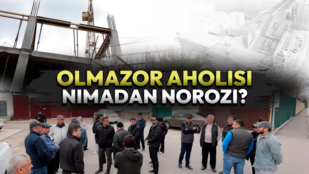 “Qorasaroy” turar joy majmuasi aholisi hududda ko‘p qavatli uy-joylar qurilayotganidan norozi. Aholiga ko‘ra bu uylarning qurilishi noqonuniy hisoblanadi