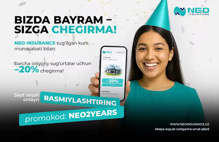Neo Insurance — суғурта бозоридаги рақамли ўзгаришларнинг 2 йиллик натижаси 