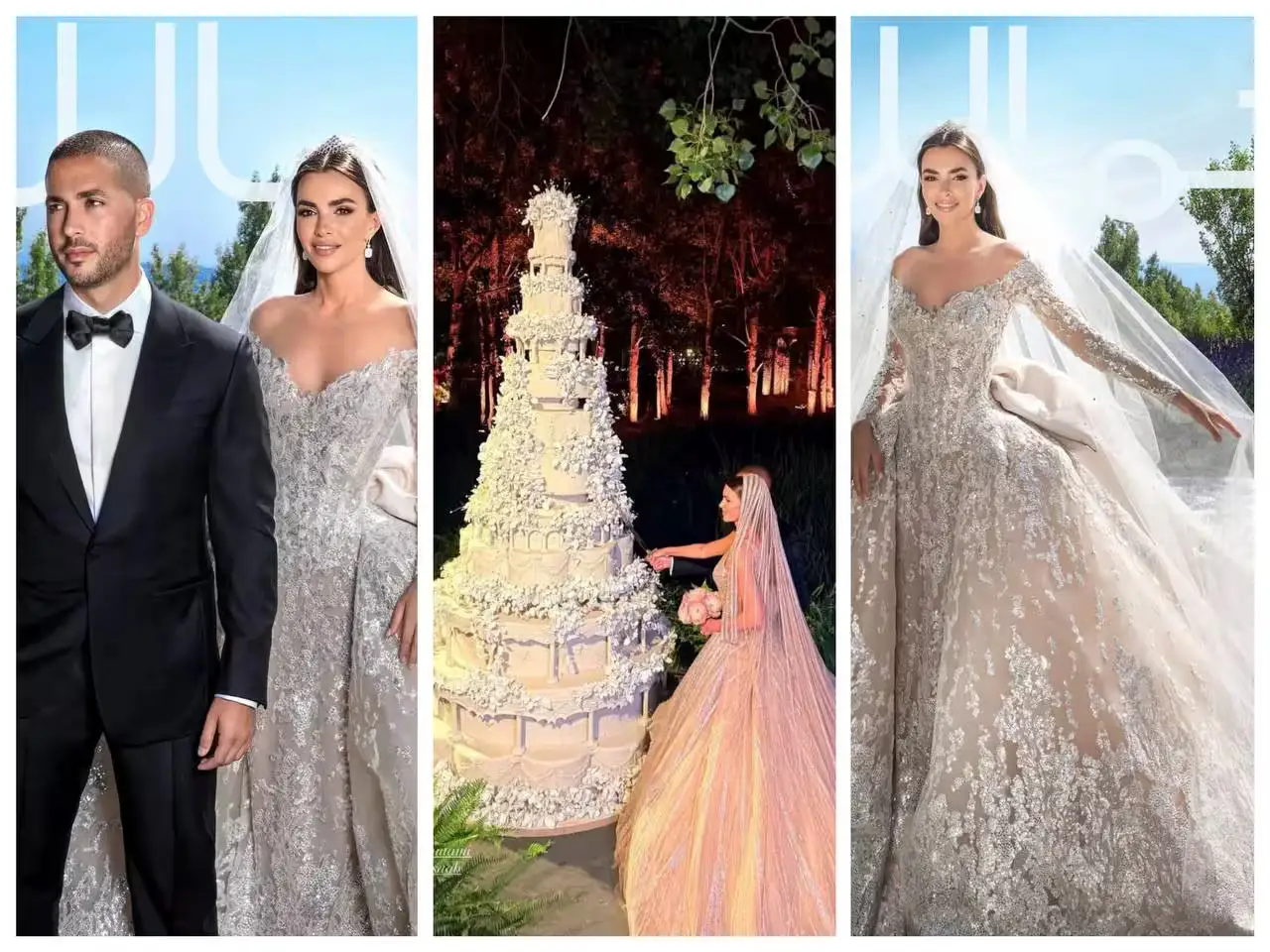 Malikalar ko‘ylagi, brilliantlar va 11 qavatli tort: livanlik dizayner Eli Saabning o‘g‘li uylandi