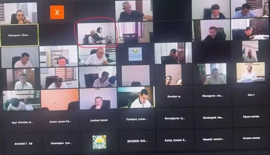 Videoselektor payti ayolni quchoqlab o‘tirgan mansabdor ishdan olindi