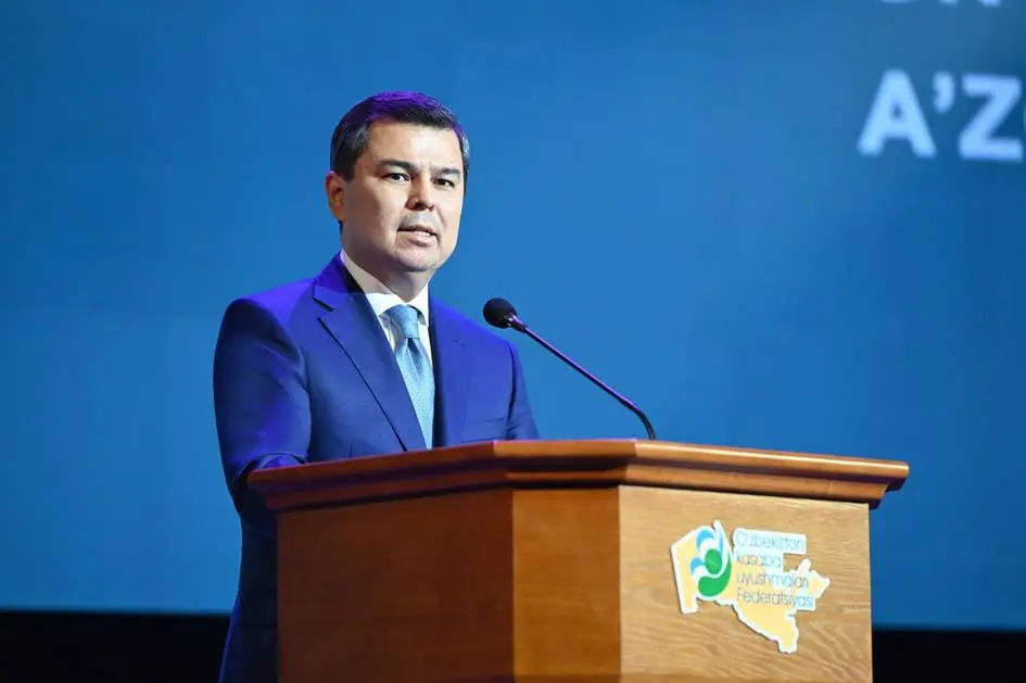 Sherzod Asadov Kasaba uyushmalari kuniga bag‘ishlangan tadbirda prezident tabrigini o‘qib eshittirdi