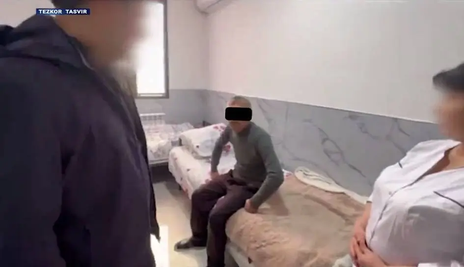 Toshkentda xususiy klinikada davolanayotgan bemorning yonidan 1,3 kilo gashish topildi (video)