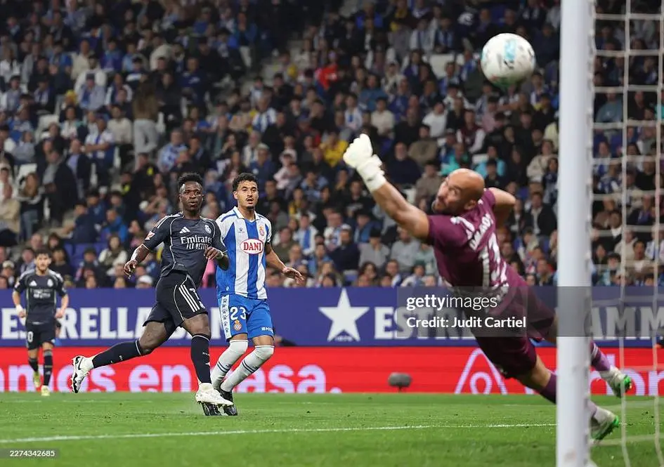 La Liga chempionligi “El-Klasiko”ga qoldi — “Real” Vinisiusning dubli evaziga “Espanyol”dan ustun keldi