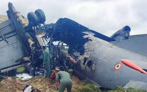 Hindistonda An-32 harbiy samolyoti avariyaga uchrashi oqibatida besh kishi halok bo‘ldi