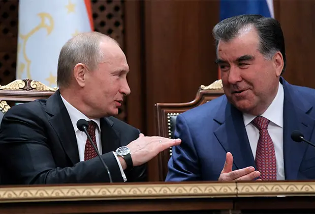 Россия ва Тожикистон президентлари миграция соҳаси ва маҳсулот айланмасини кенгайтириш масалаларини муҳокама қилди