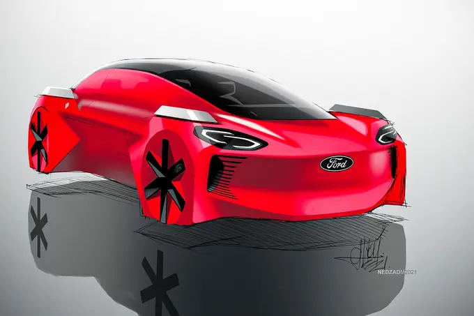 Ford Британияда 8 ёшли болалар ўйлаб топган учар автомобиль концептини эълон қилди
