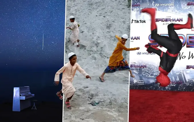 Dubayda oyoqyalang yurgan Messi, o‘g‘li bilan ko‘rinish bergan Ilon Mask, gilamlar bilan qoplangan dala. 14-dekabr suratlari