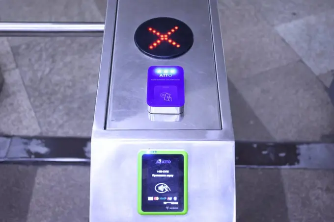 Tashkent metro testing contactless iPhone Payment system