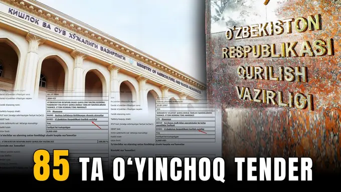 Сув таъминоти унитар корхонаси ўтказган 85 та тендерни Қурилиш вазирлиги корхоналари “ютиб кетди”