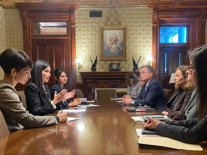 Saida Mirziyoyeva meets with Joe Biden's assistant at White House
